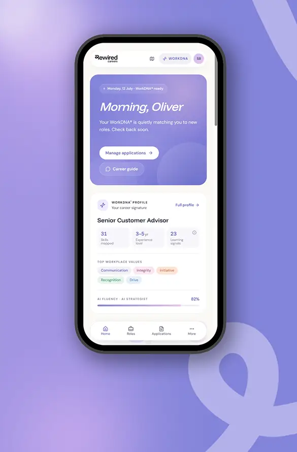 WorkDNA candidate profile